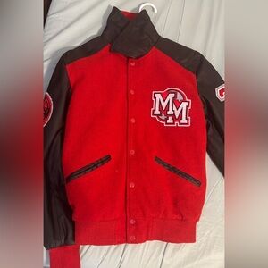 Red and Black Varsity Jacket